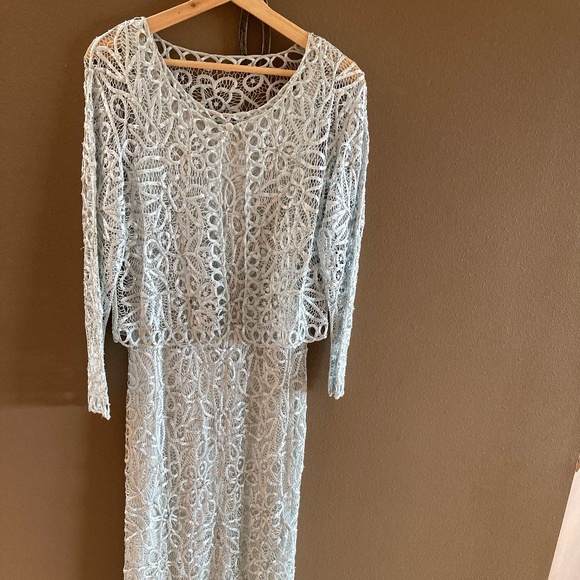 Soulmates | Dresses | Soulmates 0 Silk Hand Crocheted Dress Lace Jacket |  Poshmark
